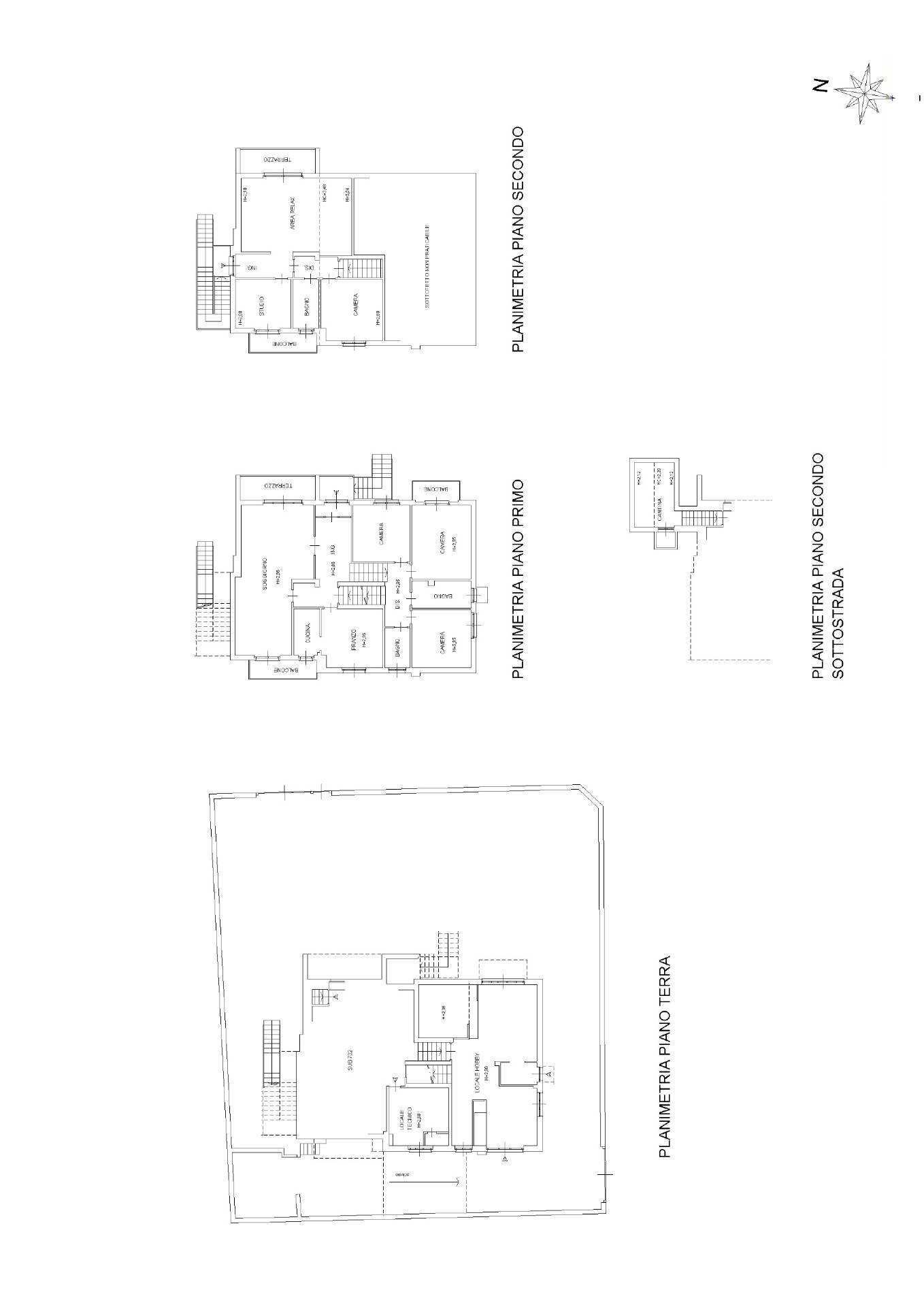 Foto 37 - Villa via bustigatti, Capriate San Gervasio - planimetria 1