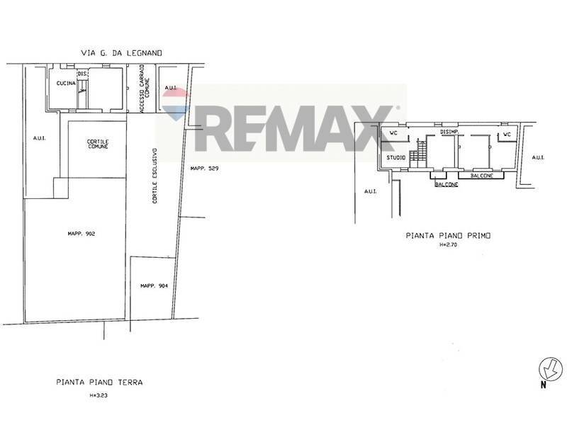Pianta 2D - Independent house Via Giovanni da Legnano
 
59, Legnano - floor plans 1
