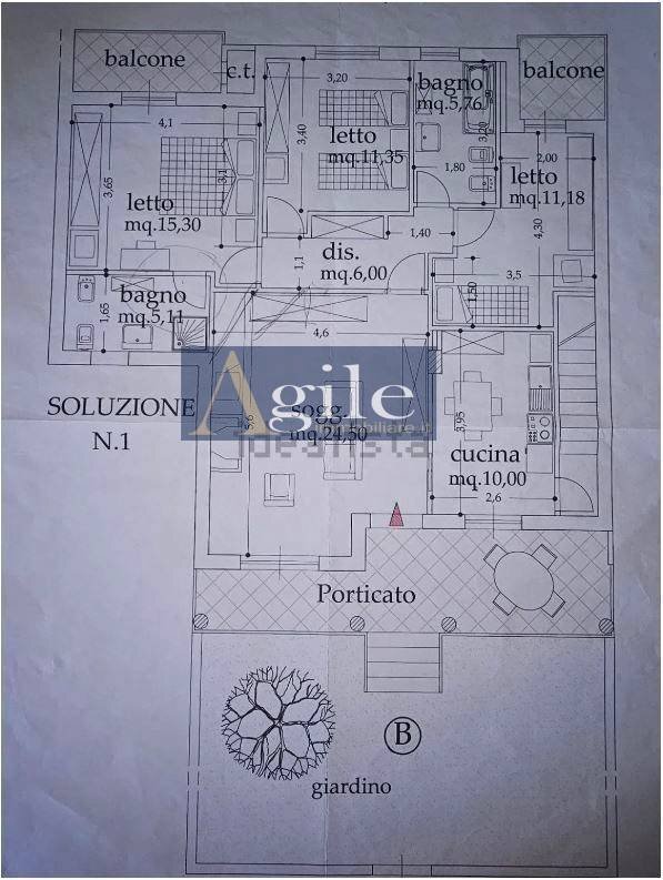 Foto 24 - Appartamento via sacconi, Maltignano - planimetria 1