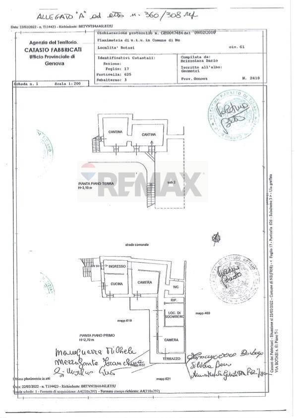 Pianta 2D - Apartment Via Botasi
 
61, Ne - floor plans 1