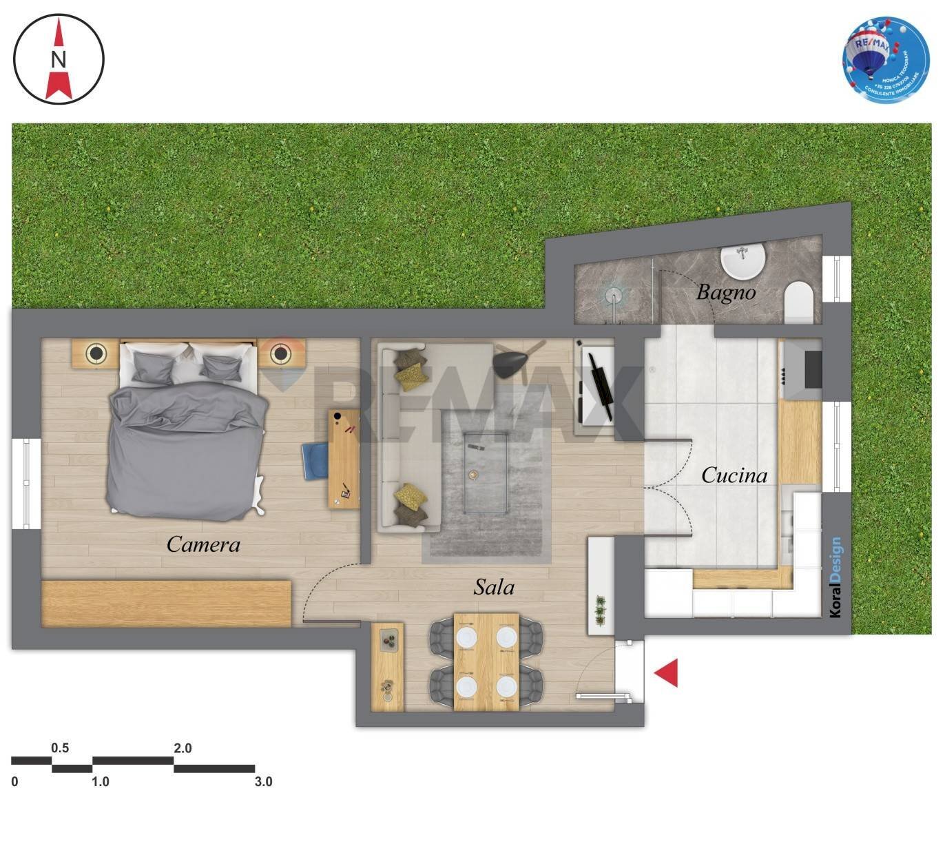 Pianta 2D - Apartment Località Bavastri
 
116, Torriglia - floor plans 1