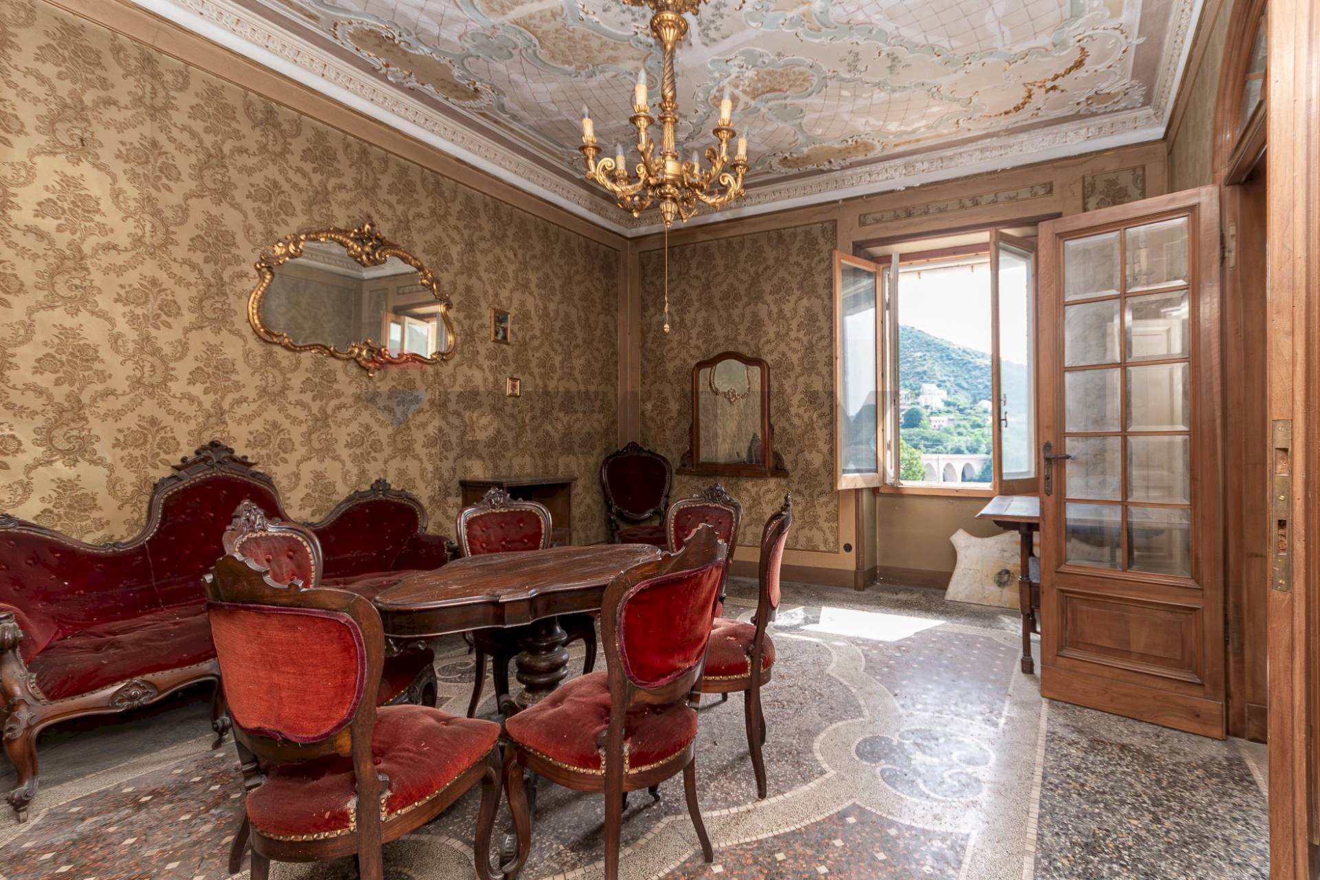 Sala da pranzo - Casa semi indipendente Salita Olivaro
7, Genova - foto 3
