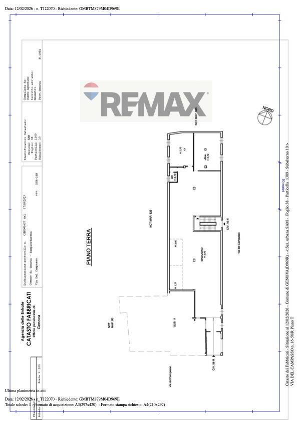 Pianta 2D - Laboratory Via Del Campasso
 
16/58r, Genova - floor plans 1