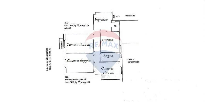 Pianta 2D - Non-buildable land Genova - floor plans 1