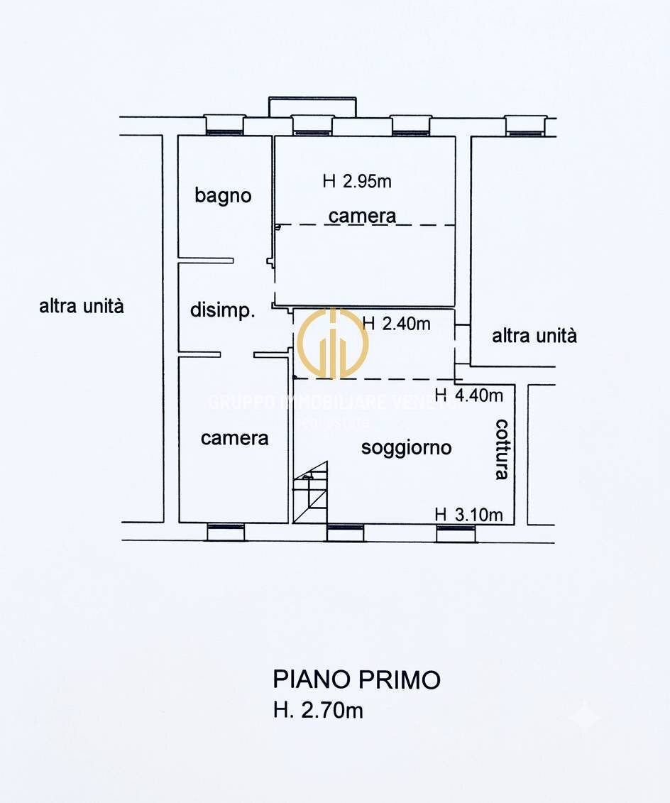 Foto 25 - Four-room apartment Via Grande di Pezzan, Carbonera - floor plans 1