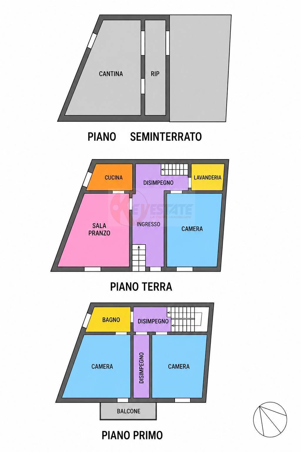 Foto 23 - Casa indipendente via Giuseppe Garibaldi
 
18, Banari - planimetria 1