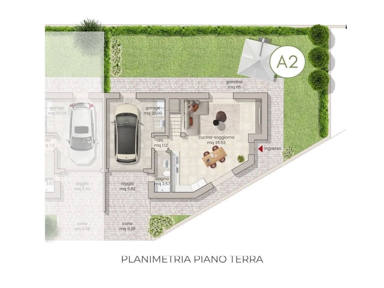 Villa via Casale Sant'Ermete, 1090, Santarcangelo di Romagna - floor plans 1