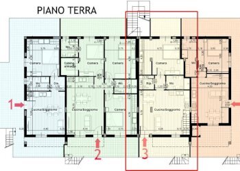 Planimetria - Three-room apartment via Padre Semeria, Sanremo - photo 17