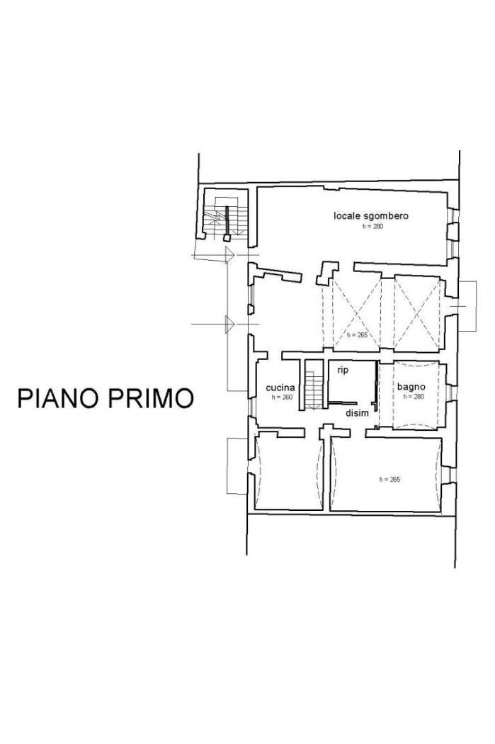Casa indipendente via Tetti Ellero, 29, Briaglia - planimetria 1