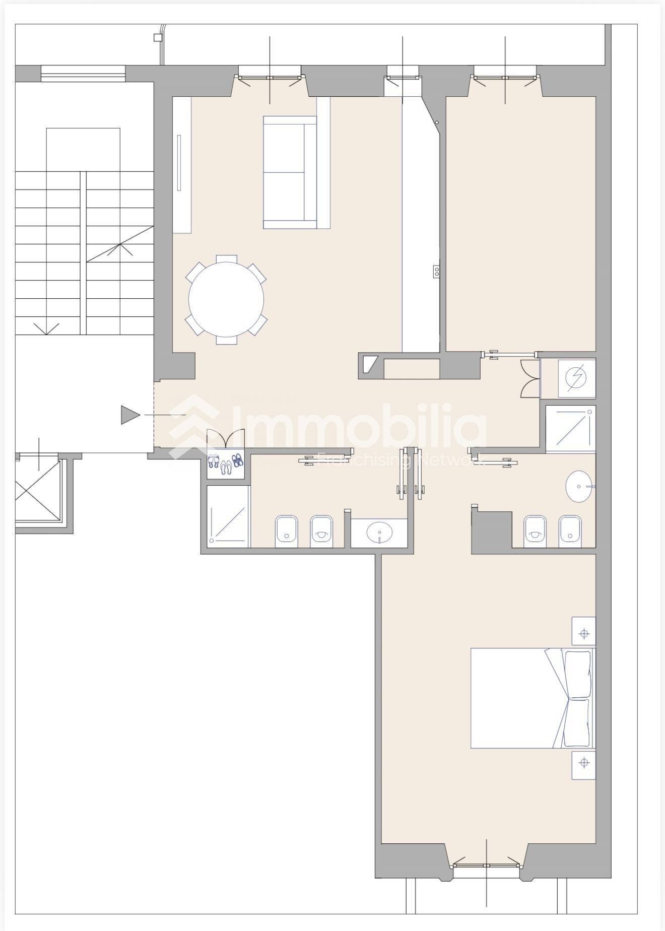 Foto 31 - Three-room apartment Corso Alcide De Gasperi
 
27/B, Torino - floor plans 1