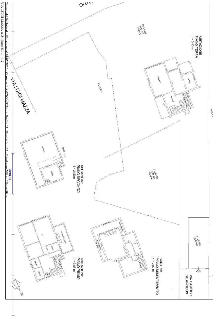 Villa via Luigi Mazza, 34, Anzio - planimetria 1
