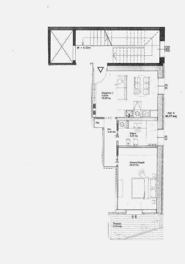 Appartamento Gallarate - planimetria 1