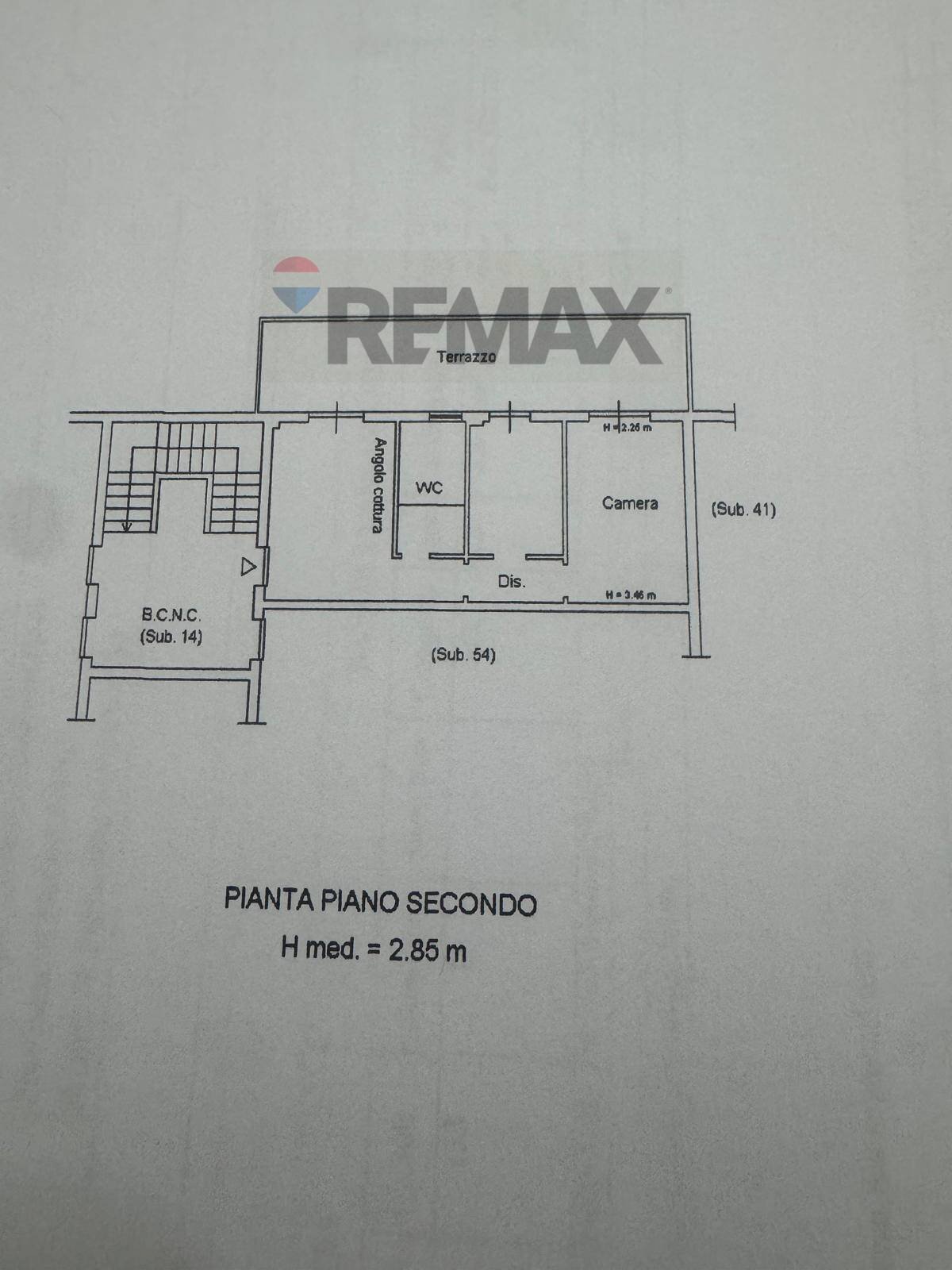 Pianta 2D - Three-room apartment via casilina sud
 
snc, Cassino - floor plans 1