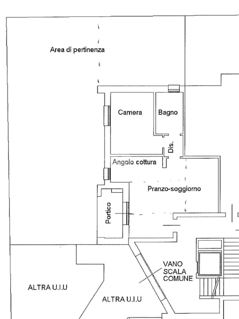 Bilocale via Andersen, Sant'Ilario d'Enza - planimetria 1