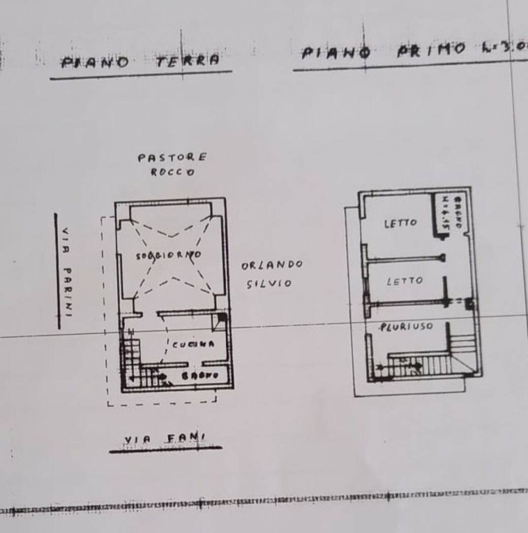 Casa indipendente via Giuseppe Parini, 10, Ruffano - planimetria 1