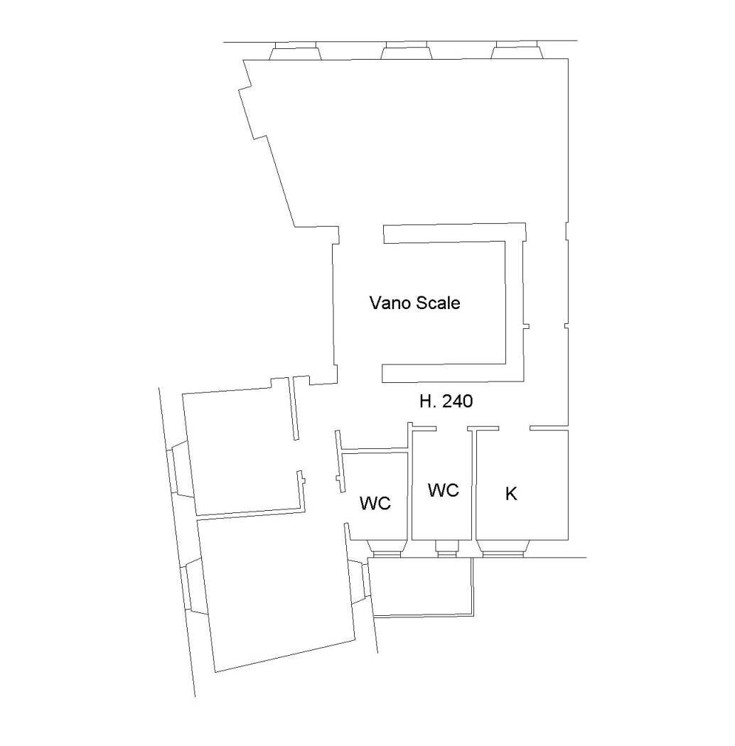 Three-room apartment via Angelo Brunetti, Roma (neighborhood Centro Storico) - floor plans 1