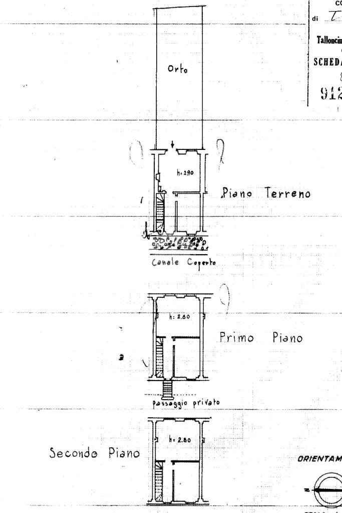 Rustic Via XX Settembre, Tollegno - floor plans 1
