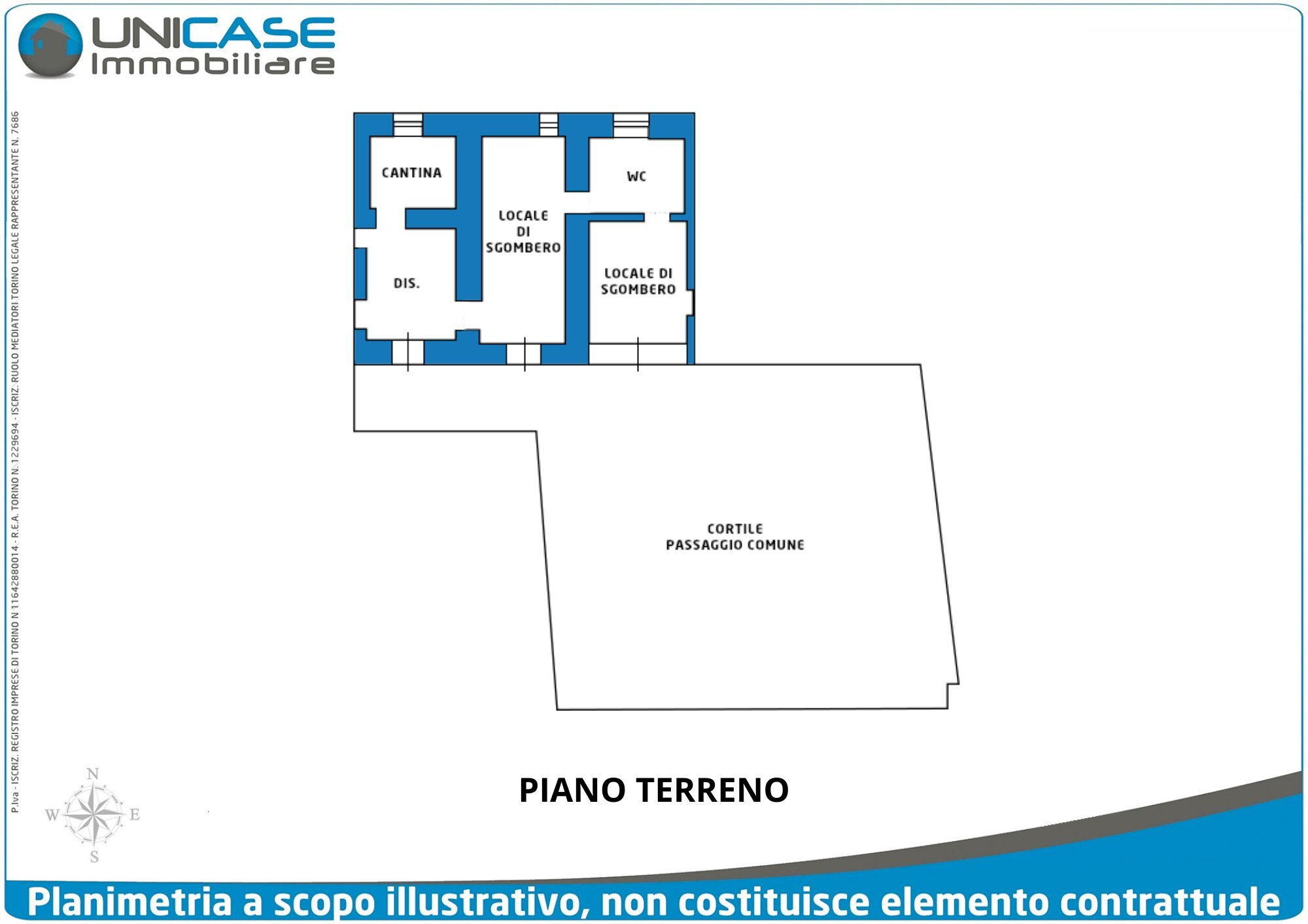 Portion of a house via T. Fuhrmann, 14, Luserna San Giovanni - floor plans 1
