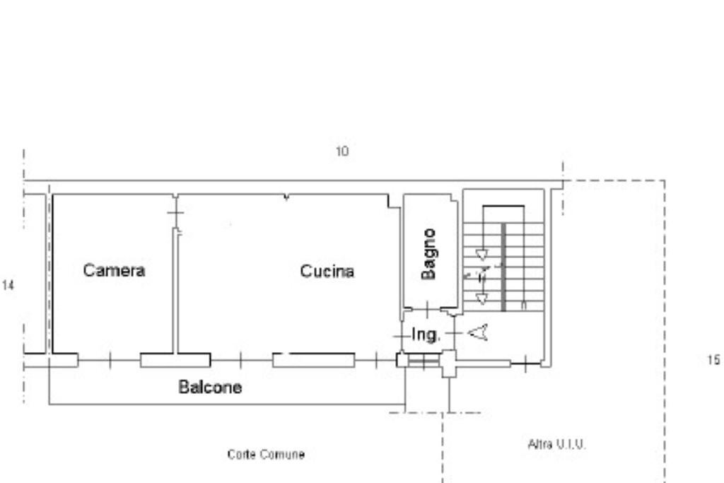 Two-room apartment Via Traforo, Bussoleno - floor plans 1