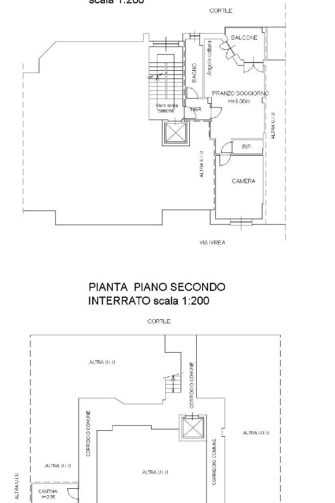 Bilocale Via Ivrea, Rivoli - planimetria 1