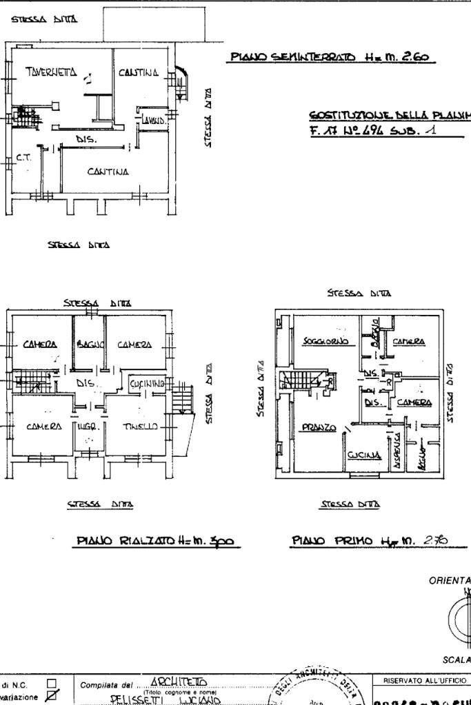 Villa Via giacomo puccini, Druento - planimetria 1