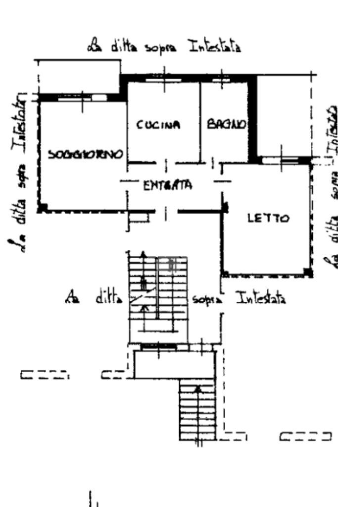 Trilocale Via Fratelli Cervi, Giaveno - planimetria 1