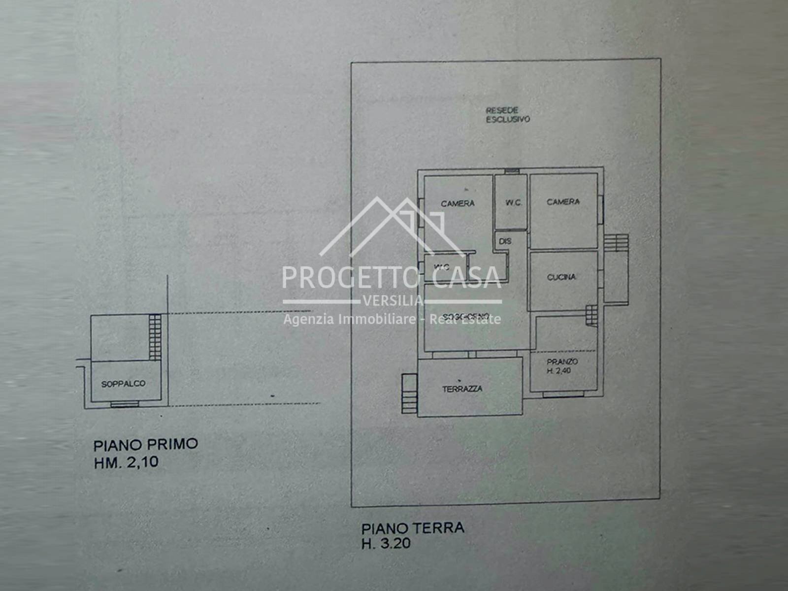 Foto 26 - Independent house via cimarosa, Camaiore - floor plans 1