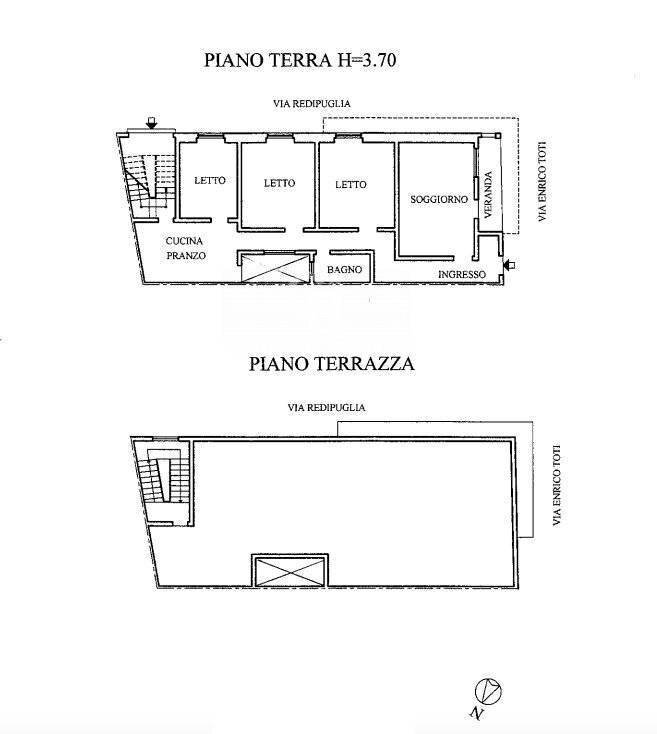 Foto 22 - Casa indipendente Via Enrico Toti
 
25, Galatina - planimetria 1
