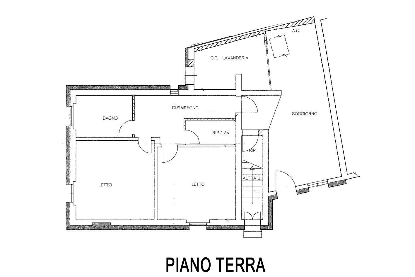 Foto 21 - Trilocale Via Bruscolini, Pesaro - planimetria 1