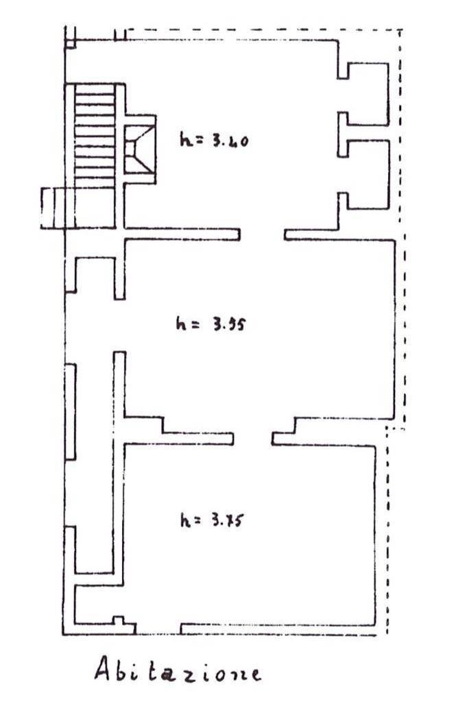 Independent house via Giovanni Boccaccio, Matino - floor plans 1