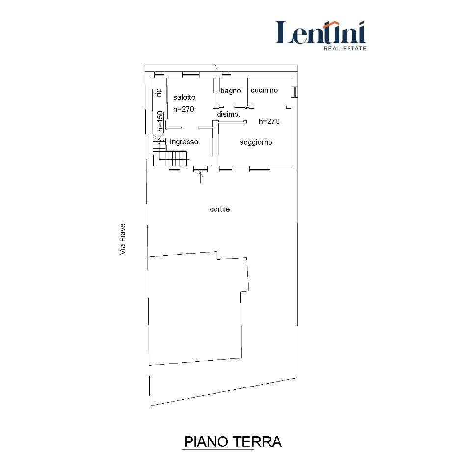 Villa via Piave, 12, Villanova Monferrato - planimetria 1