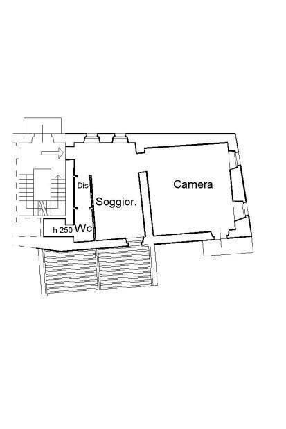 Two-room apartment piazza Caduti per la Liberazione, 24, Carrù - floor plans 1