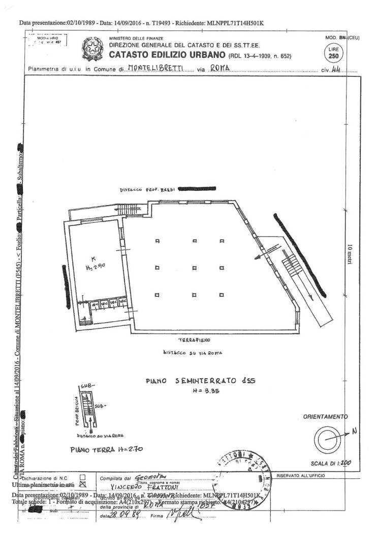 Loft via Roma, 44, Montelibretti - planimetria 1