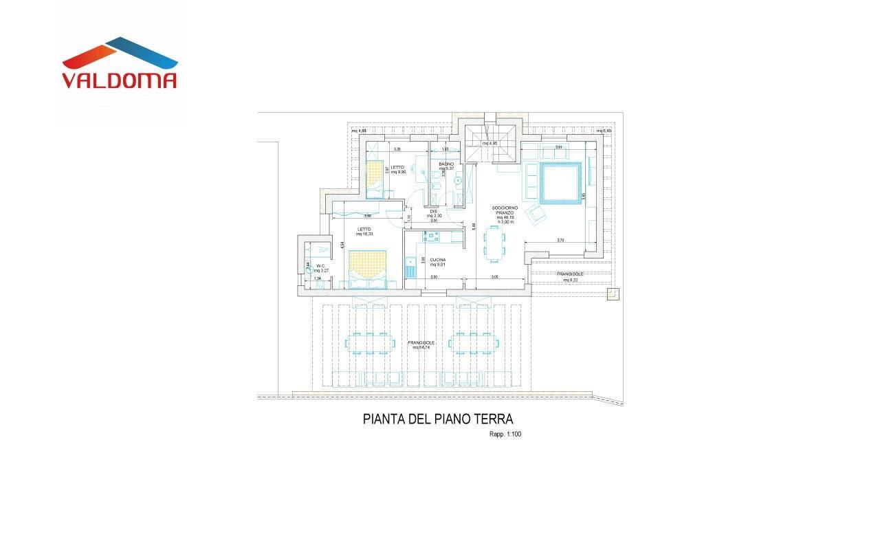 Foto 14 - Villa via masserei
 
73-75-77, Nardò - planimetria 1