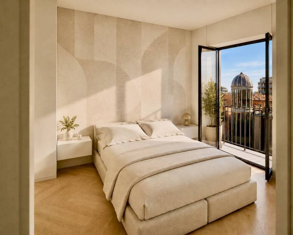 Camera da letto - Appartamento via Borgo Santa Caterina, Bergamo (zona Borgo Santa Caterina) - foto 2