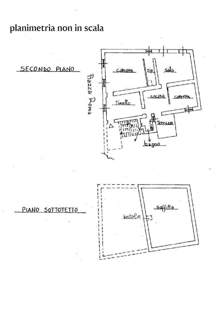 Appartamento piazza Roma, Lerma - planimetria 1