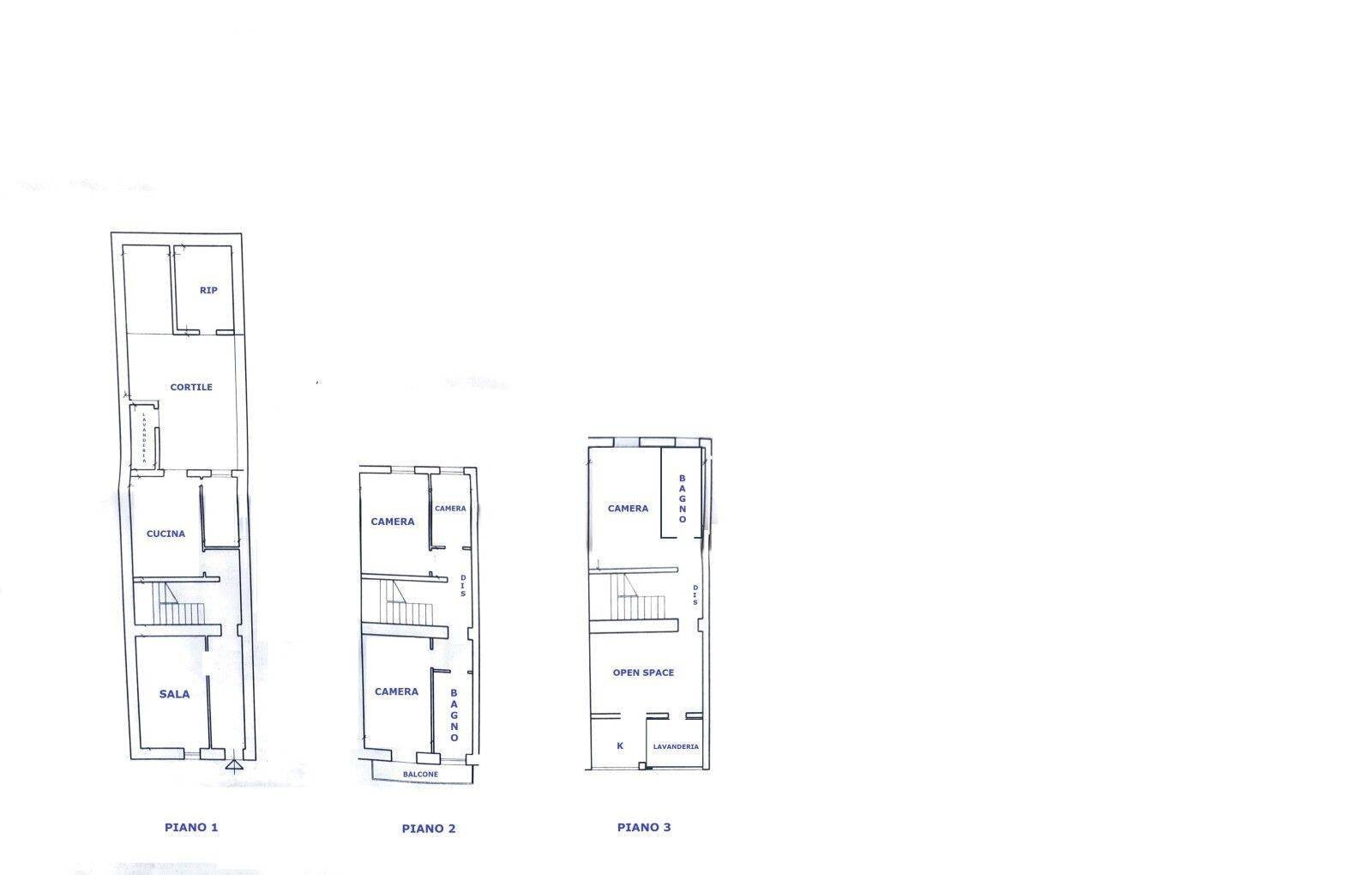 Casa indipendente via Cesare Battisti 20, Ploaghe - planimetria 1