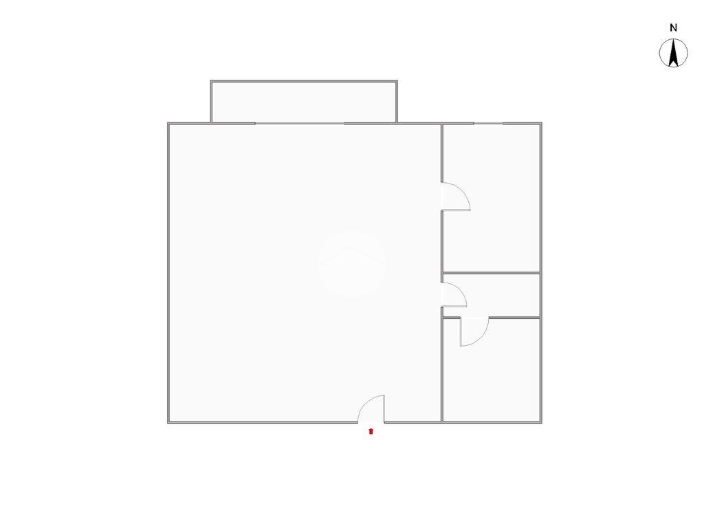 Monolocale Via Lodovico Montegani, Milano - planimetria 1