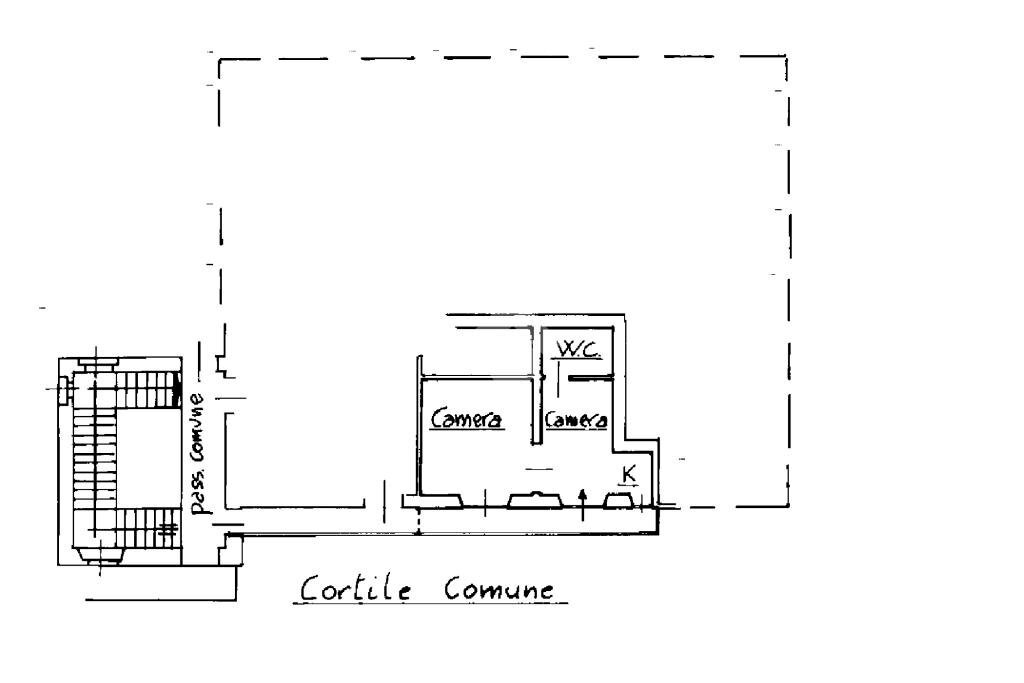 Bilocale Via Vanchiglia, Torino (zona Vanchiglia) - planimetria 1