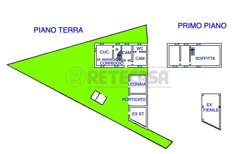 PLANIMETRIA - Rustico Piazza Ledra 2, Visco - planimetria 1