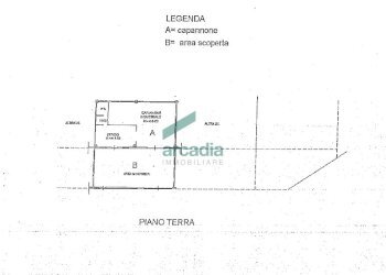Planimetria capannone - Commercial Premises Via II Tratto e Inizio Statale 98 Modugno 83/q, Modugno - photo 15