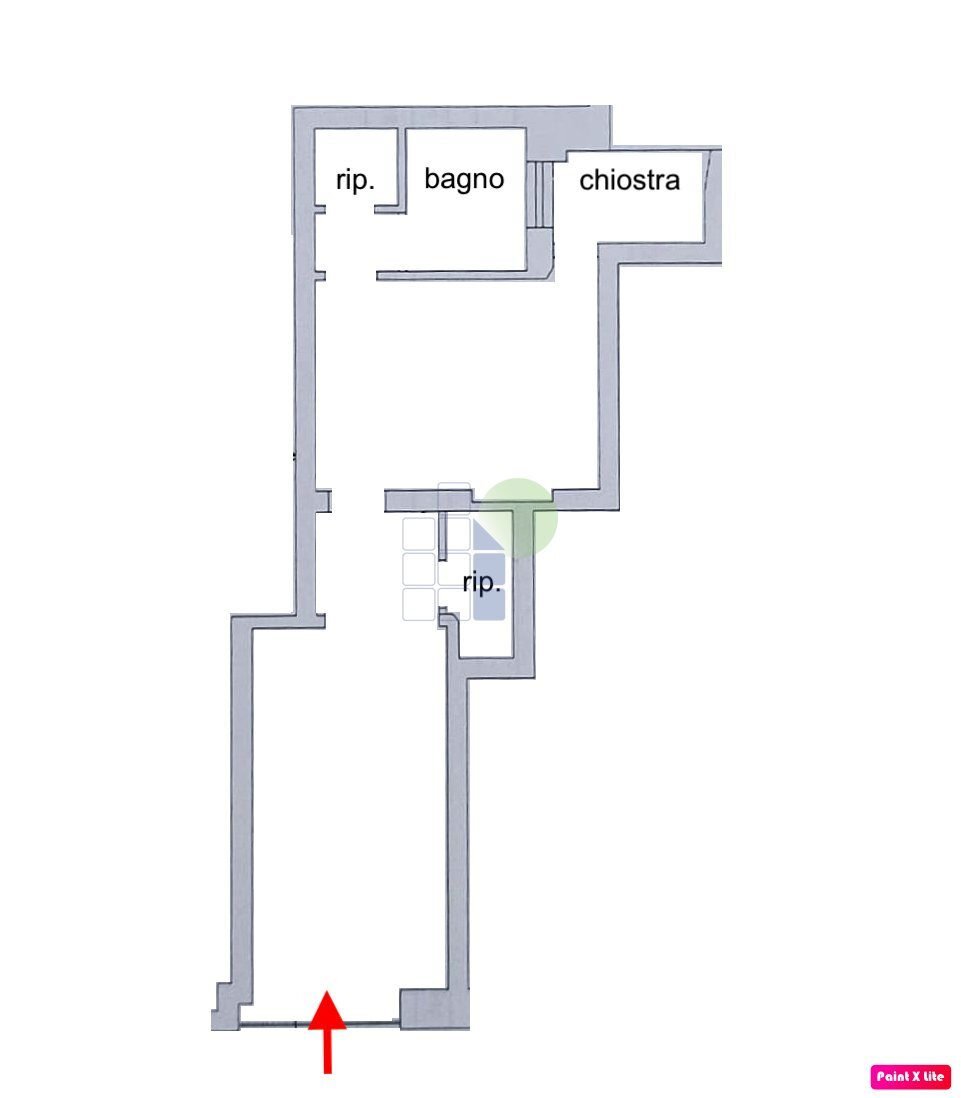 PLANIMETRIA.png - Commercial Premises Via Giovanni Marradi 100, Livorno - floor plans 1