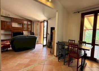 living e camino - Villa a Schiera Via Gorolo 63, Borghi - foto 12