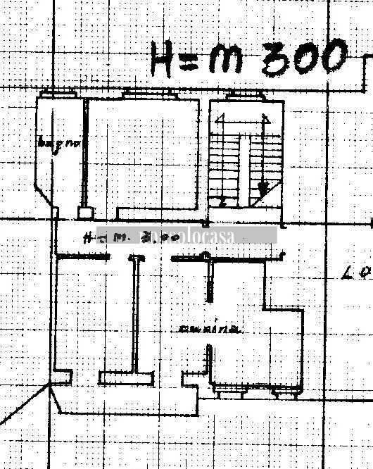 PLANIMETRIA - Trilocale Viale dei Pini 61, Porto Recanati - planimetria 1