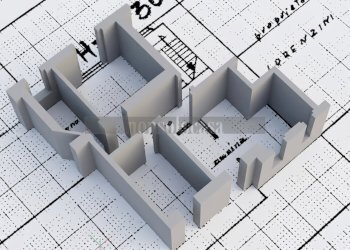 PLANIMETRIA 3D - Trilocale Viale dei Pini 61, Porto Recanati - foto 19