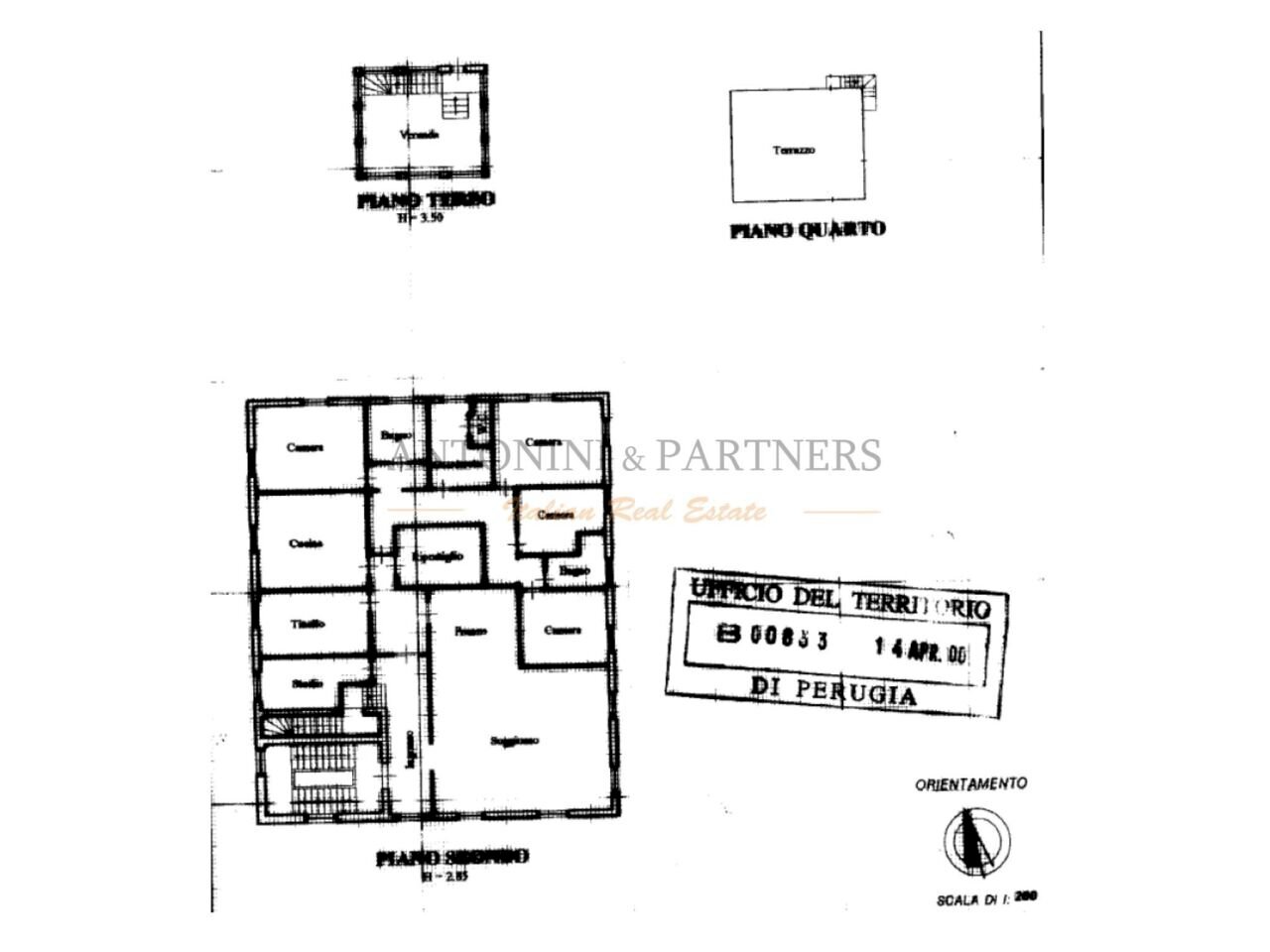 Appartamento La Torretta - Planimetria - Appartamento Via Angelo Cortesi, Todi - planimetria 1