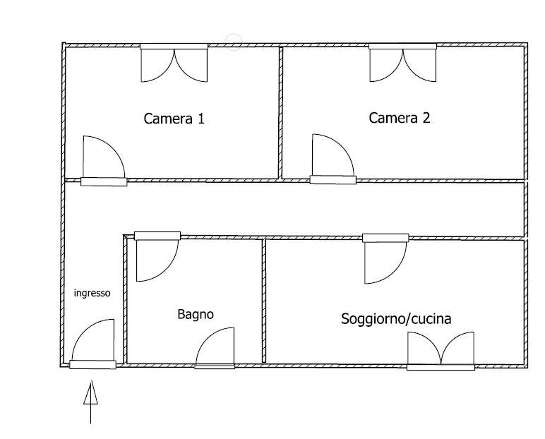 Planimetria.png - Appartamento Via Orti 4, Milano - planimetria 1