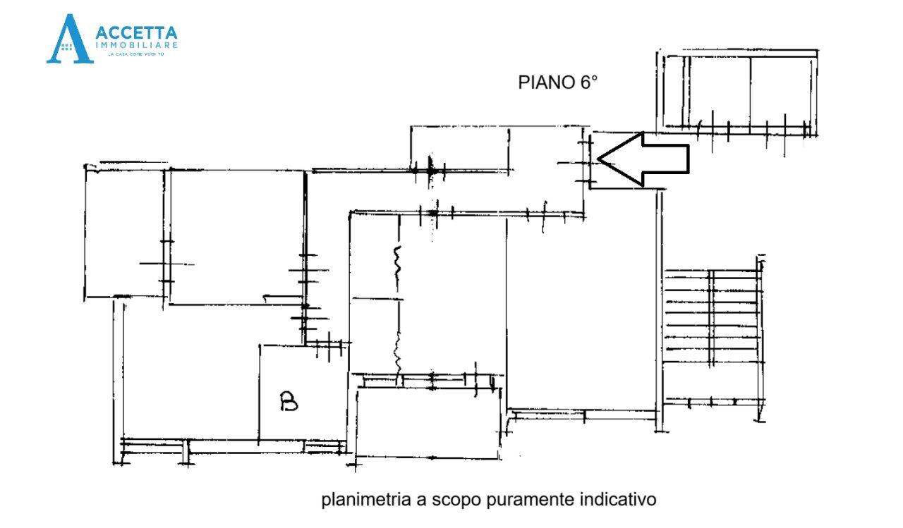 PLANIMETRIA - Trilocale Via Gobetti 8, Taranto - planimetria 1