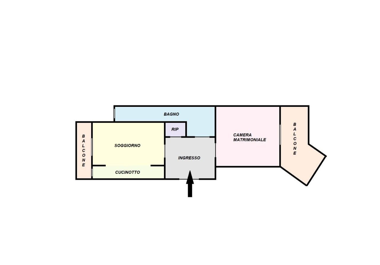 9af54c9f-43cc-4da3-b319-757d12236b42 - Three-room apartment Via Lodi 9, Torino (neighborhood Aurora) - floor plans 1