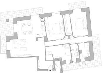 planimetria - Apartment Via Raimondo Feletti 14, Catania - photo 19